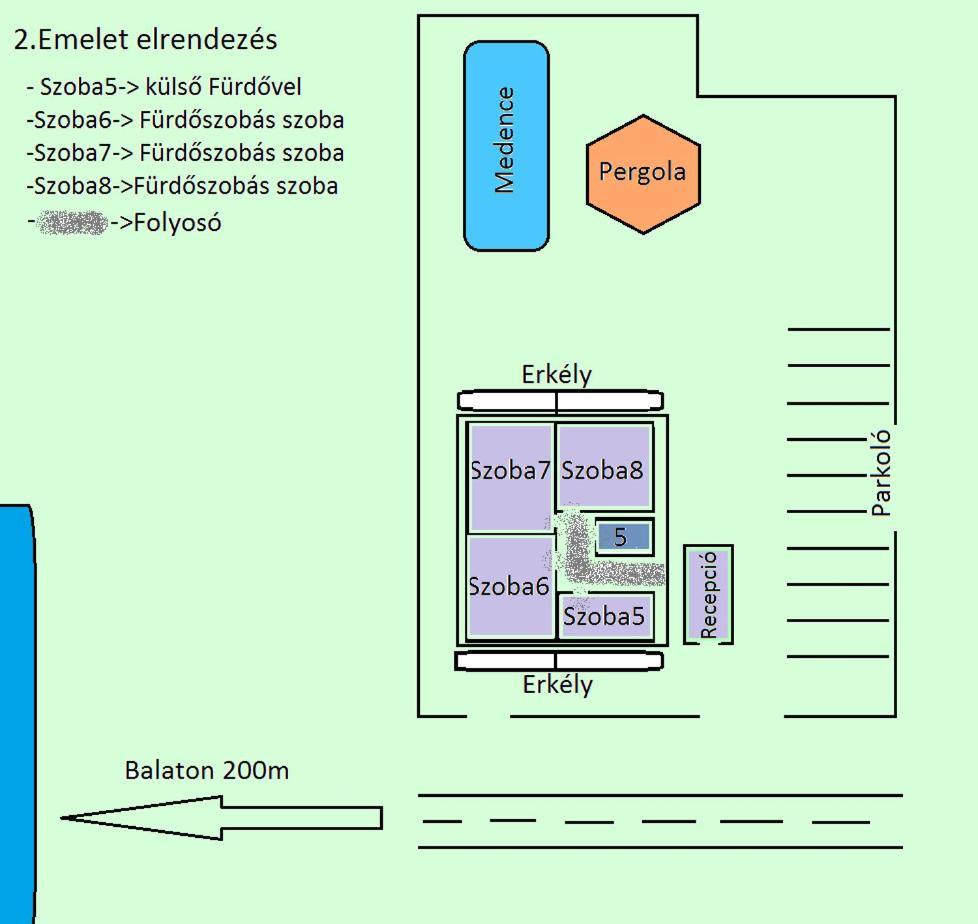 Sipos Vendég és Apartmanház Hotel Balatongyörök Szoba fotó